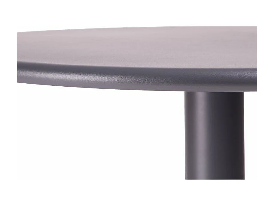 Mesa de exterior redonda Glot Antracita