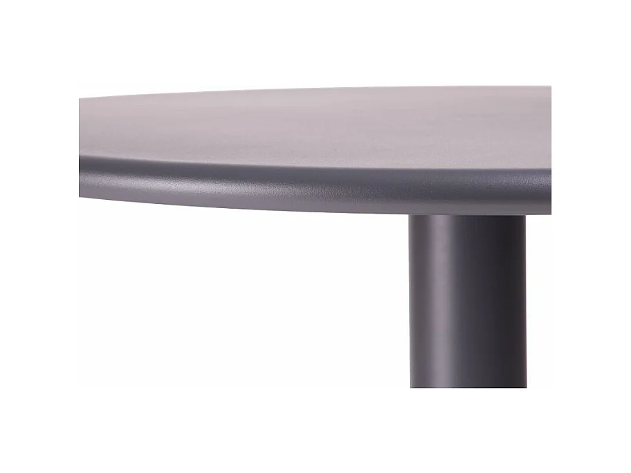 Mesa de exterior redonda Glot Antracita