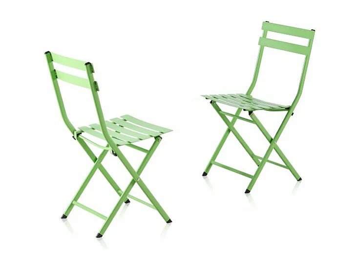 Set de exterior mesa y 2 sillas plegables Gio Pistacho