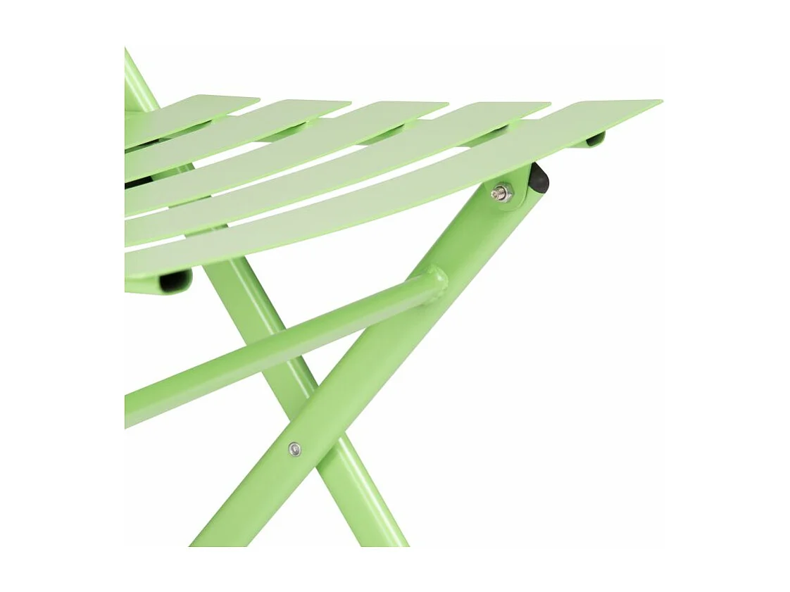 Set de exterior mesa y 2 sillas plegables Gio Pistacho