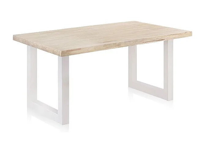 Mesa de exterior Masi Roble salvaje - Blanco