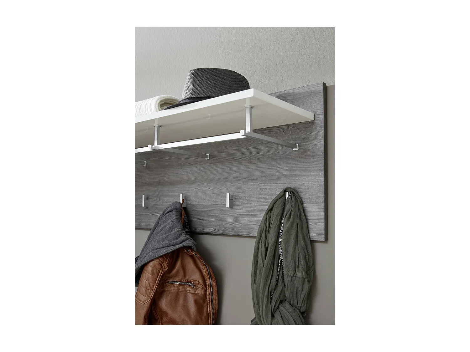 Muurhangers Line, Grijs, 80x40x28 cm, EPIKASA