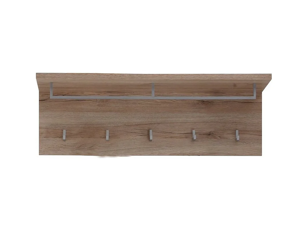Porte-Manteau Murale Malea, Marron, 88x29x27 cm, EPIKASA