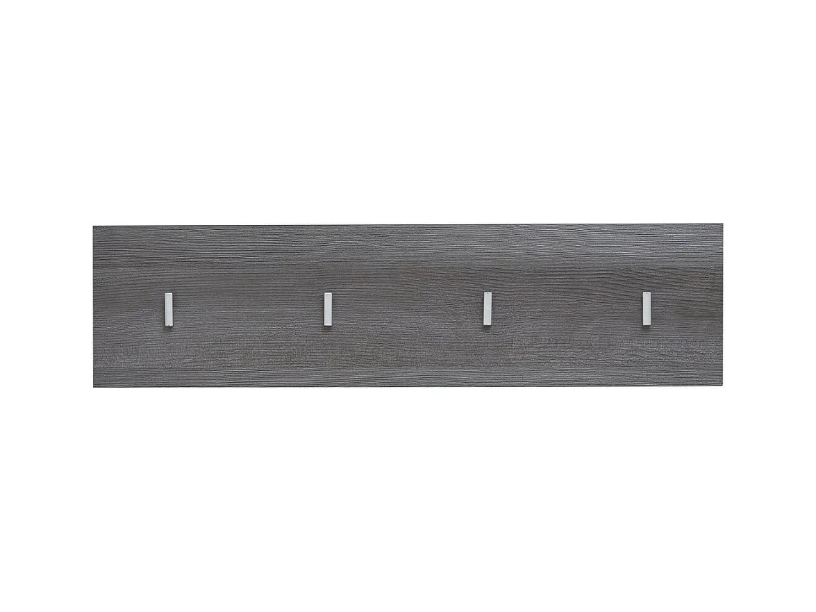 Porte-Manteau Murale Line, Gris, 80x21x2 cm, EPIKASA