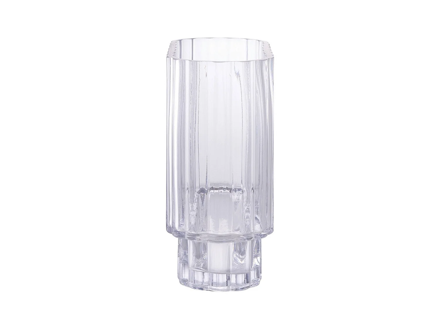Decoratieve Vaas Johan, Transparant, 9x20x19,5 cm, EPIKASA