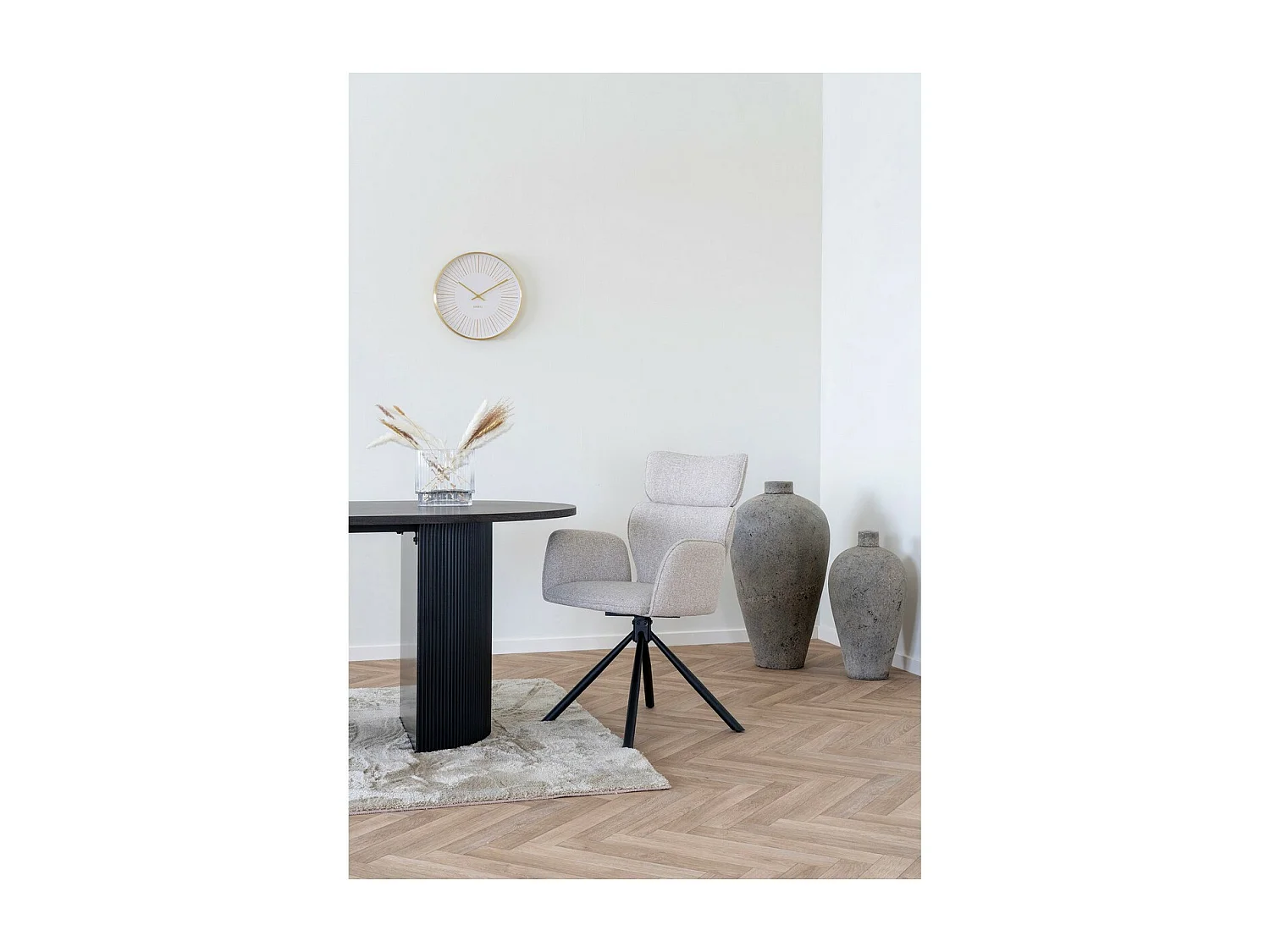 Decoratieve Vaas Johan, Transparant, 9x20x19,5 cm, Seven Design