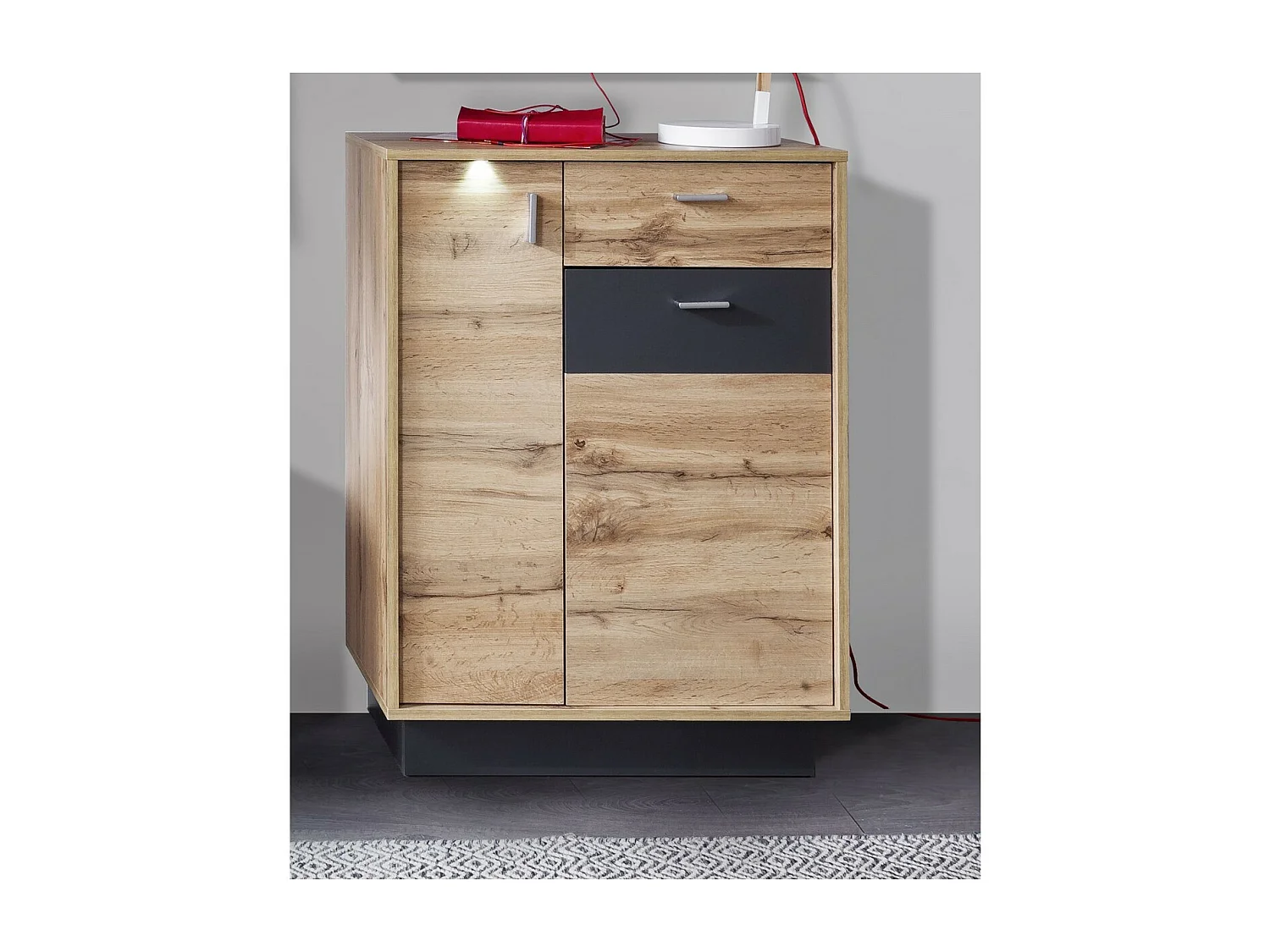 Schoenenrek Coast, Bruin, 69x96x35 cm, Seven Design