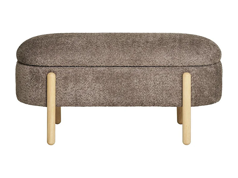 Panca con Portaoggetti Branca, Marrone, 41x98x48 cm, EPIKASA