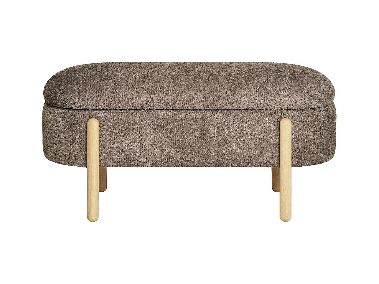Banc avec Rangement Branca, Marron, 41x98x48 cm, EPIKASA