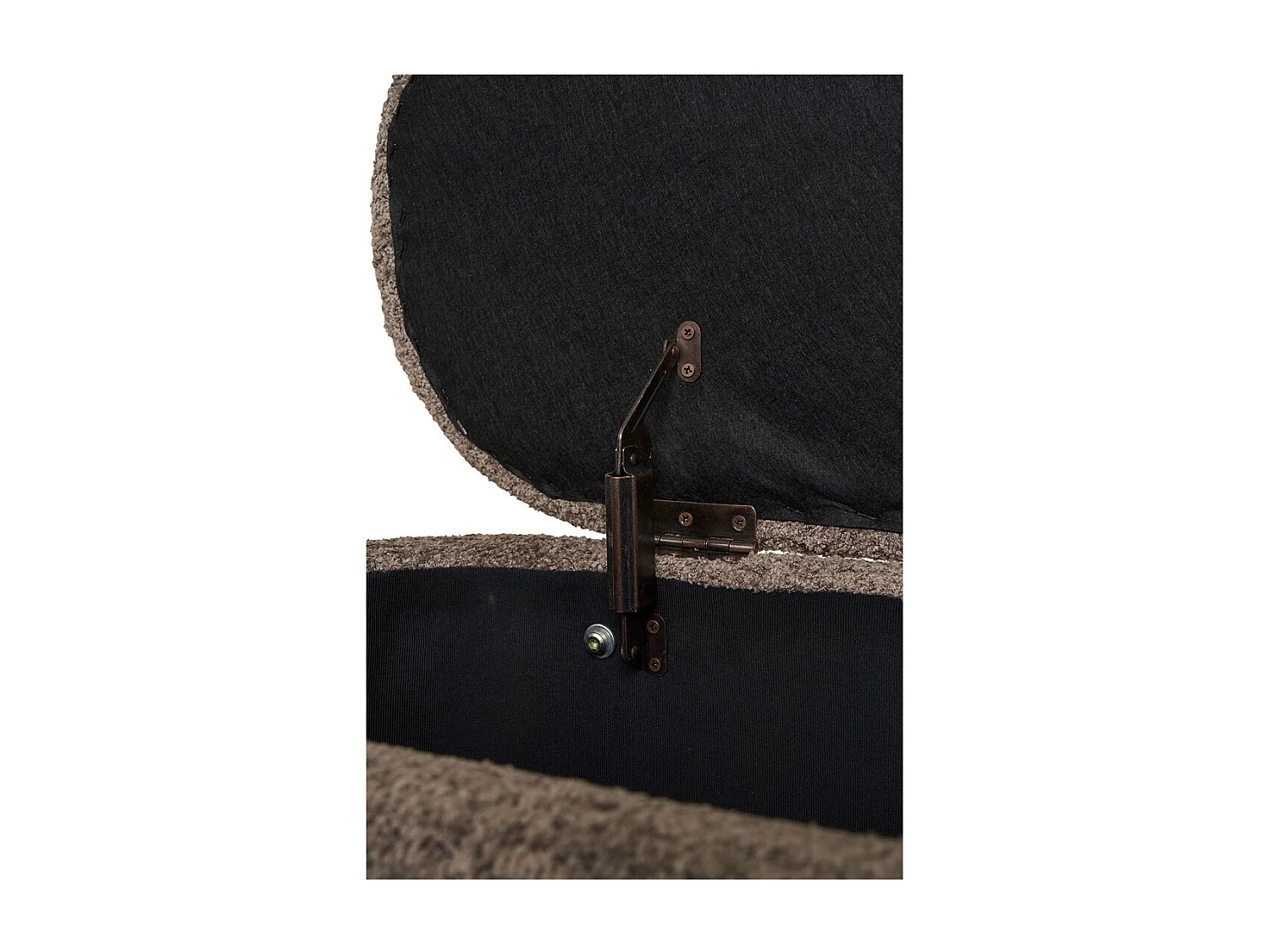 Ławka z Miejscem do Przechowywania Branca, Brązowy, 41x98x48 cm, Seven Design