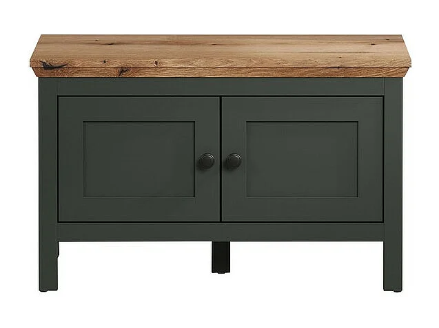 Panca con Portaoggetti Stanton, Verde, 77x48x39 cm, EPIKASA