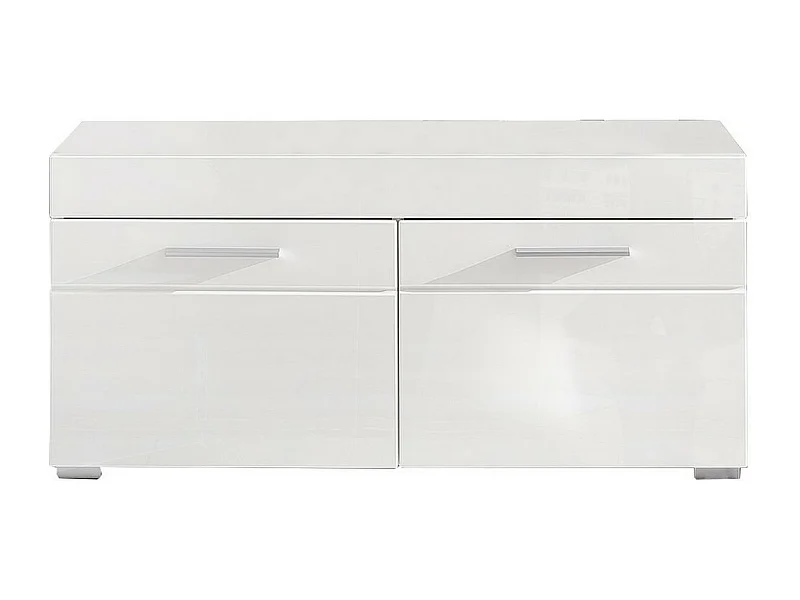 Panca con Portaoggetti Amanda, Bianco, 91x42x38 cm, EPIKASA