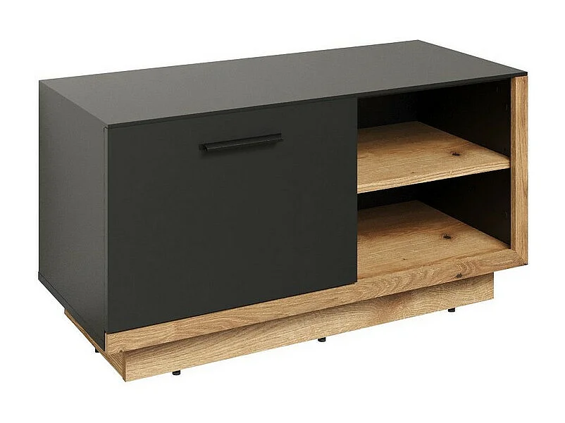 Banc avec Rangement Synnax, Anthracite, 90x48x40 cm, Seven Design