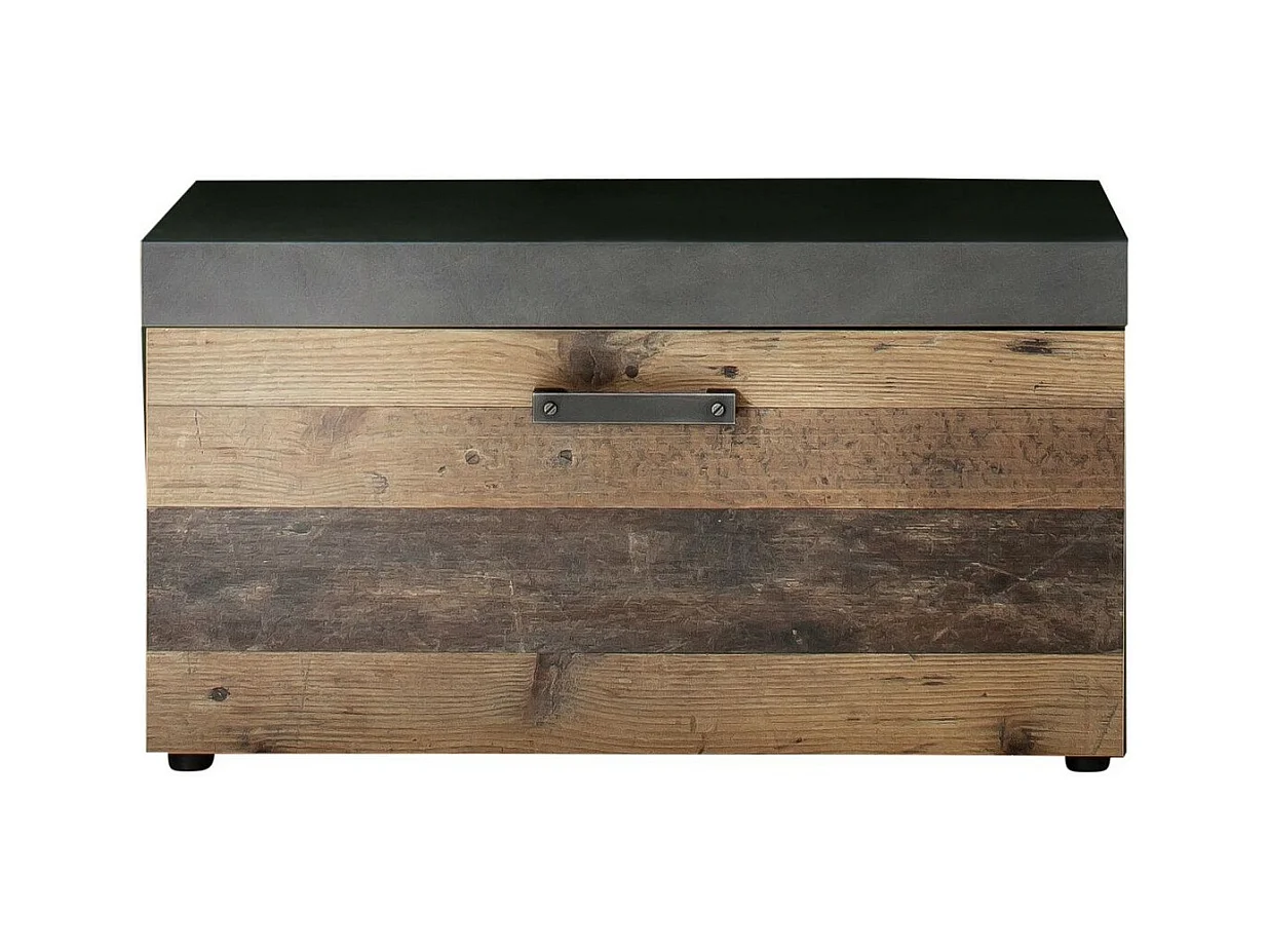 Banc avec Rangement Indy, Marron, 80x45x37 cm, EPIKASA