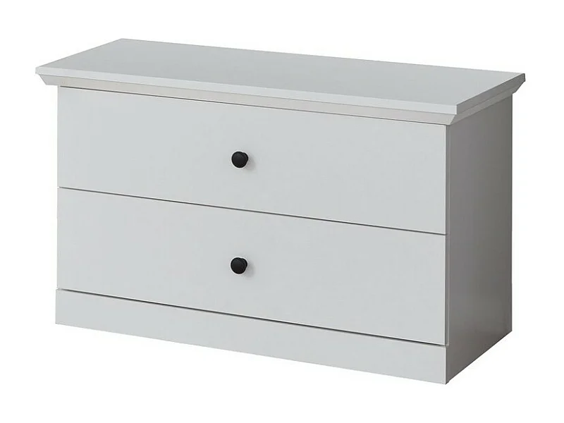 Panca con Portaoggetti Brandson, Bianco, 81x49x41 cm, EPIKASA