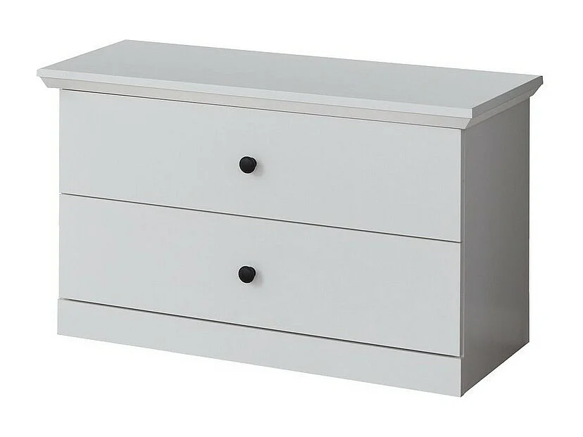 Panca con Portaoggetti Brandson, Bianco, 81x49x41 cm, EPIKASA