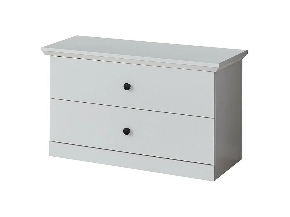 Banc avec Rangement Brandson, Blanc, 81x49x41 cm, EPIKASA