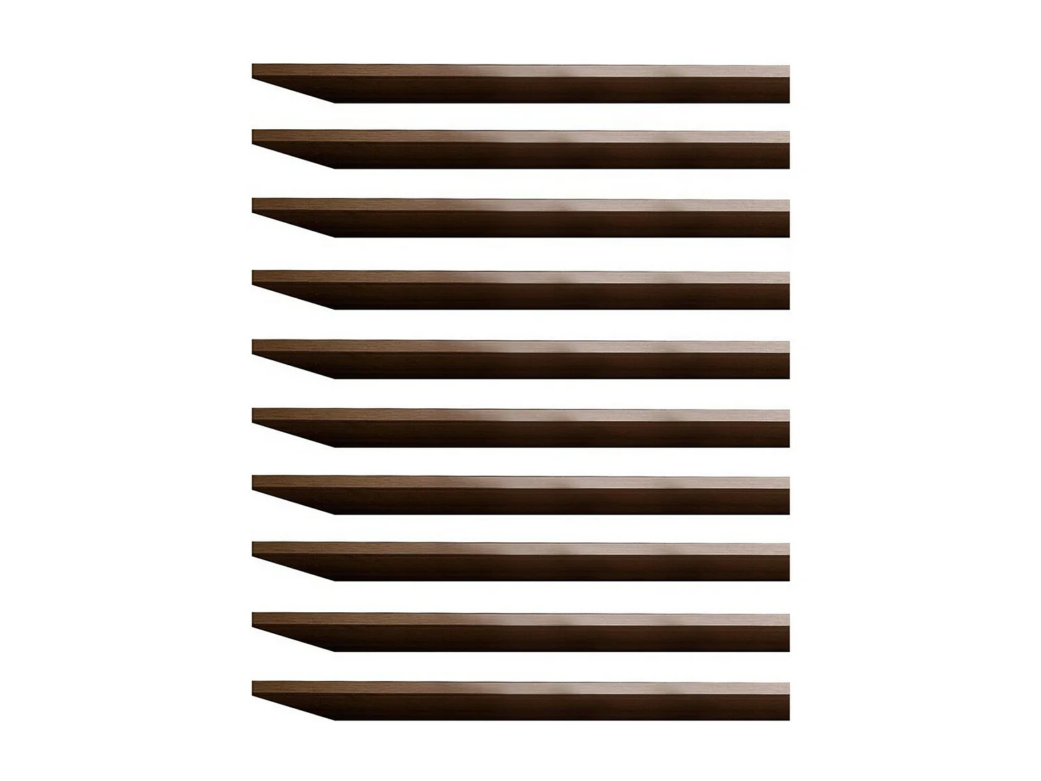 Étagère Coast, Marron, 66x1,6x30 cm, Seven Design