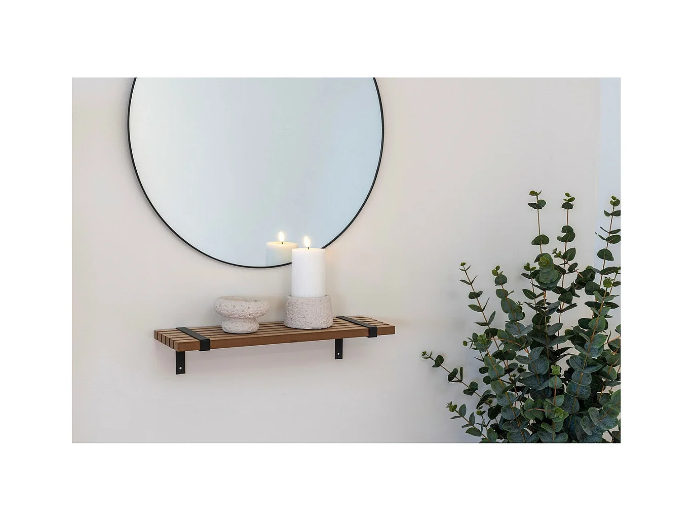 Półka Luxor, Brązowy, 15x50x10 cm, EPIKASA