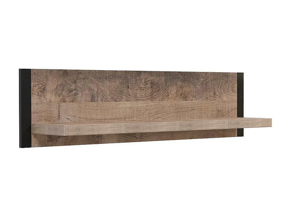 Étagère Emile, Marron, 110x28x23 cm, Seven Design