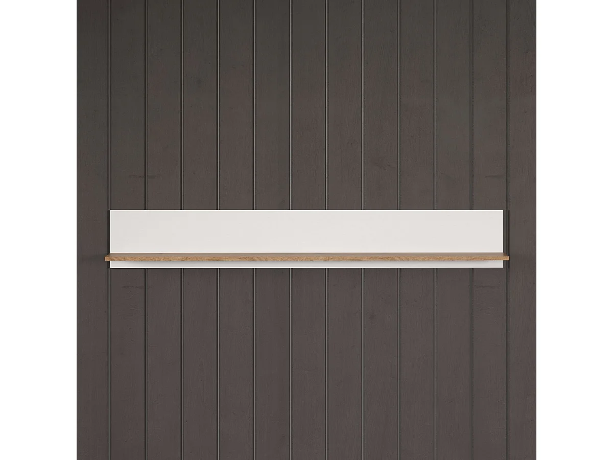 Étagère Vitoria, Blanc, 170x25x18 cm, Seven Design