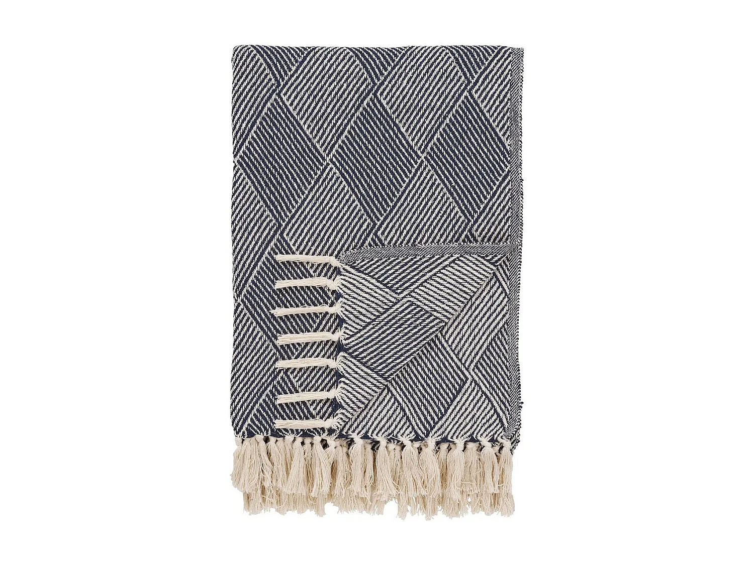 Plaid Izmir, Bleu, 130x180x0,5 cm, Seven Design