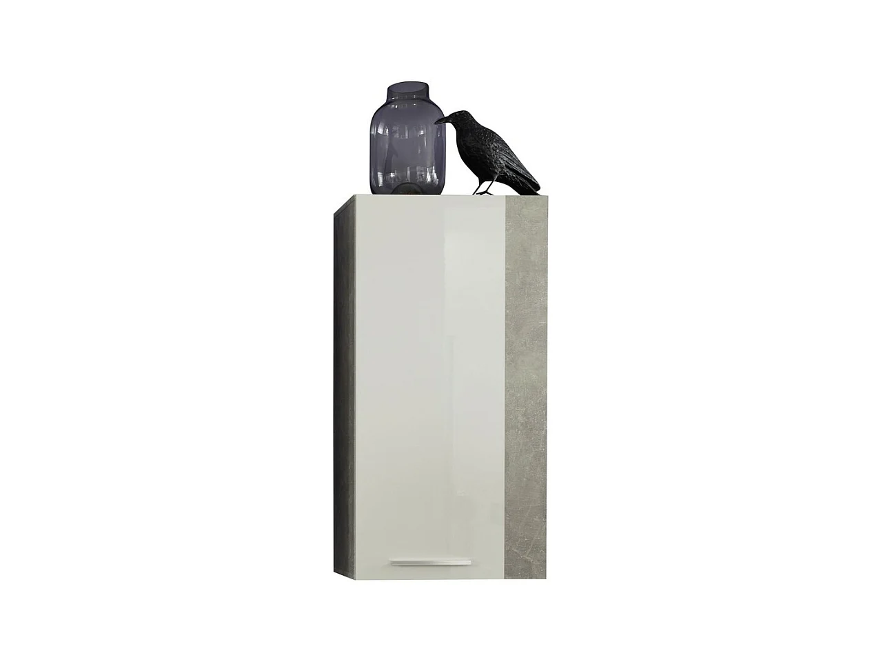 Unité Murale Gwendolyn, Blanc, 52x103x31 cm, EPIKASA