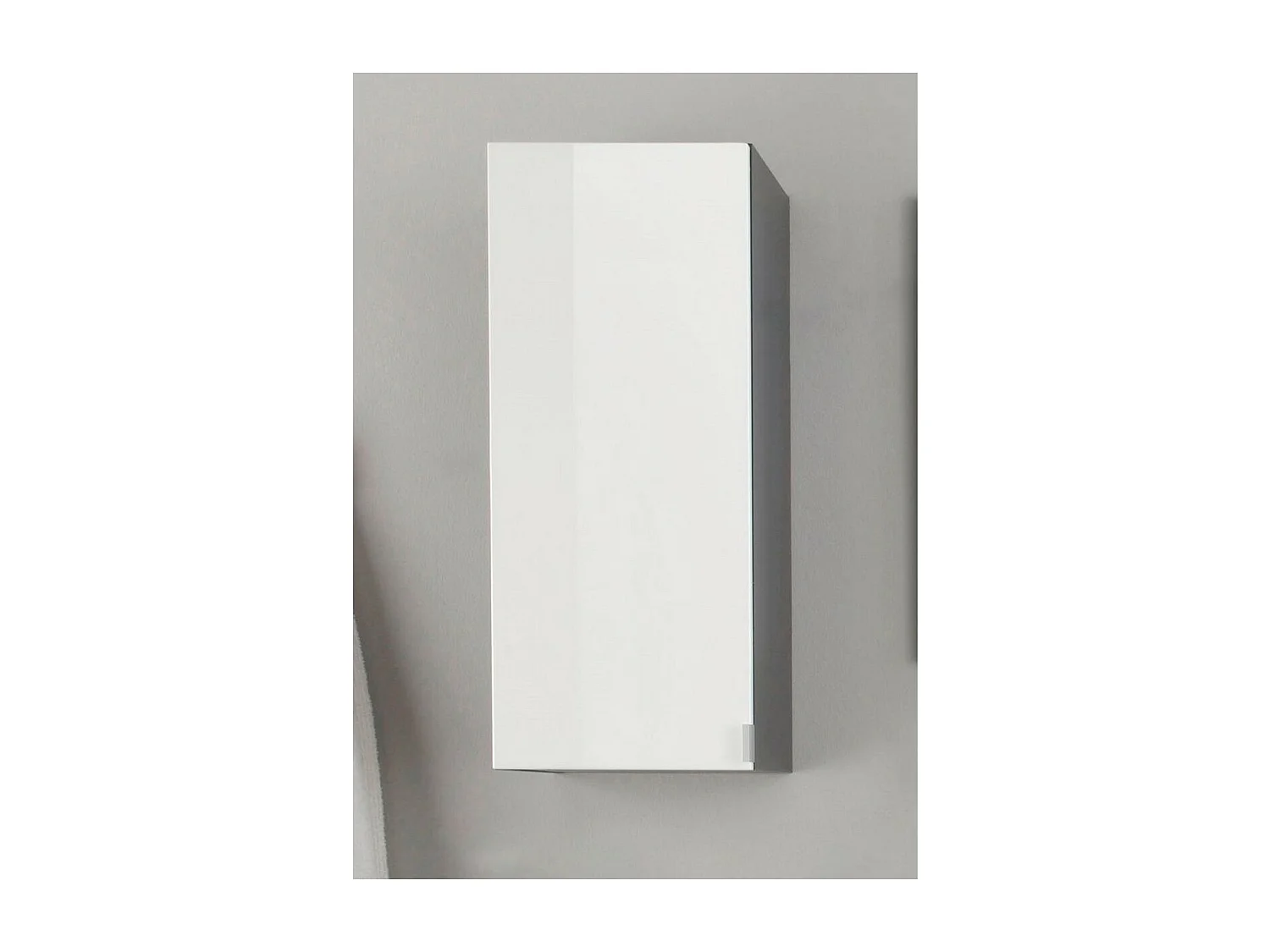 Unité Murale Plage, Blanc, 35x83x31 cm, Seven Design