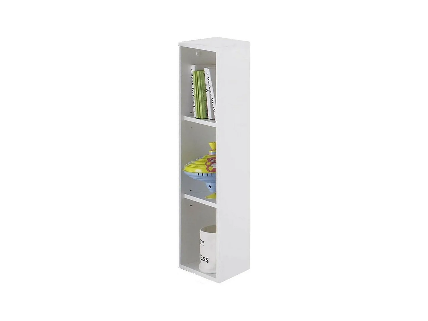 Étagère Olivia, Blanc, 25x93x32 cm, EPIKASA