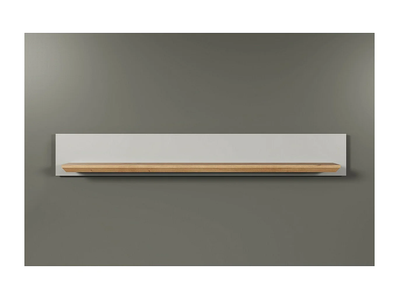 Plank Landside, Wit, 153x22x22 cm, EPIKASA