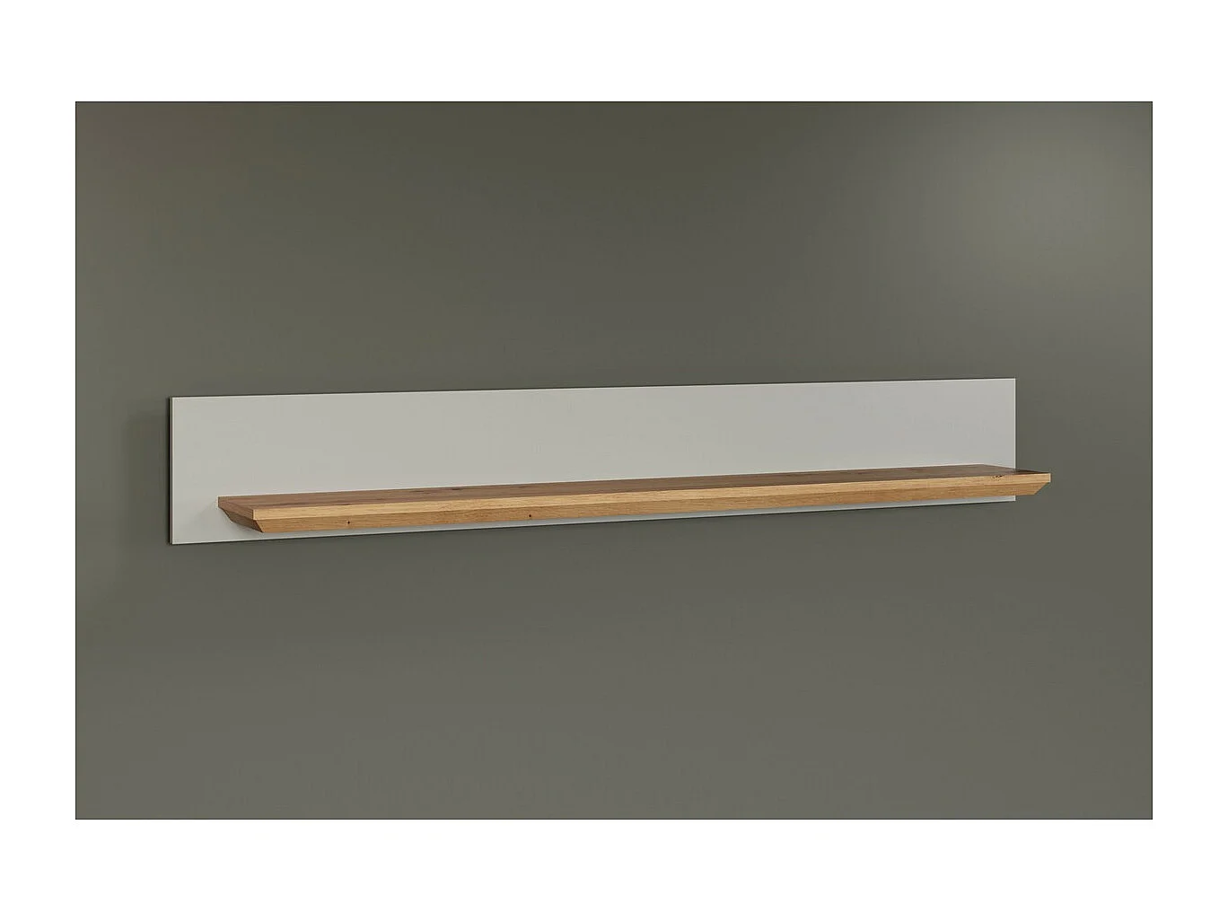 Plank Landside, Wit, 153x22x22 cm, EPIKASA