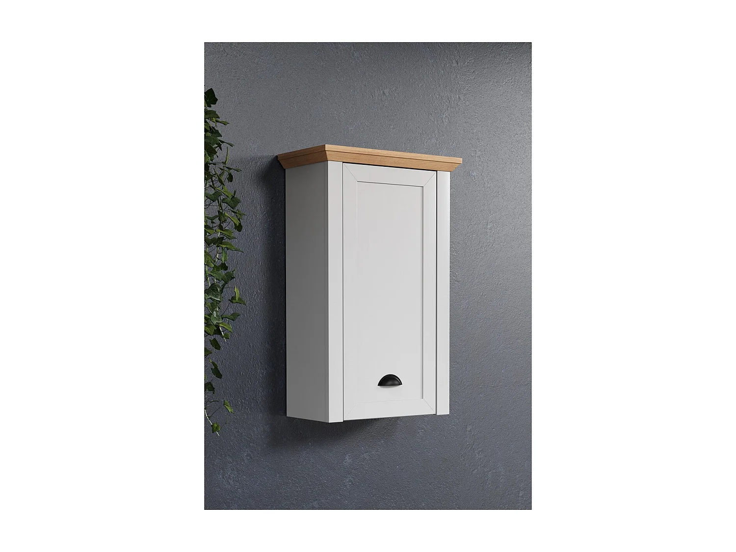 Unité Murale Landside, Blanc, 46x73x24 cm, Seven Design