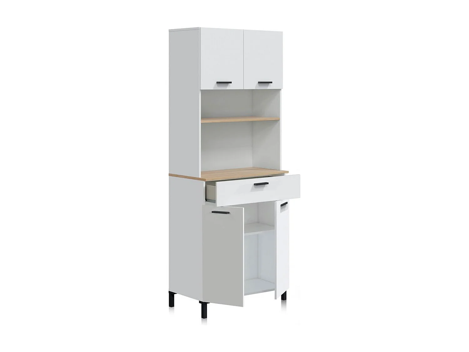 Alacena Nitza Blanco Artik (Blanco Mate) - Natur