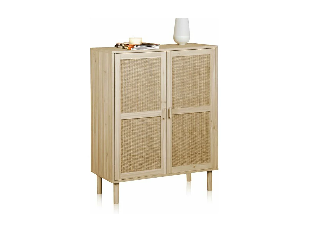 Armario bajo Made Pino - Rattan