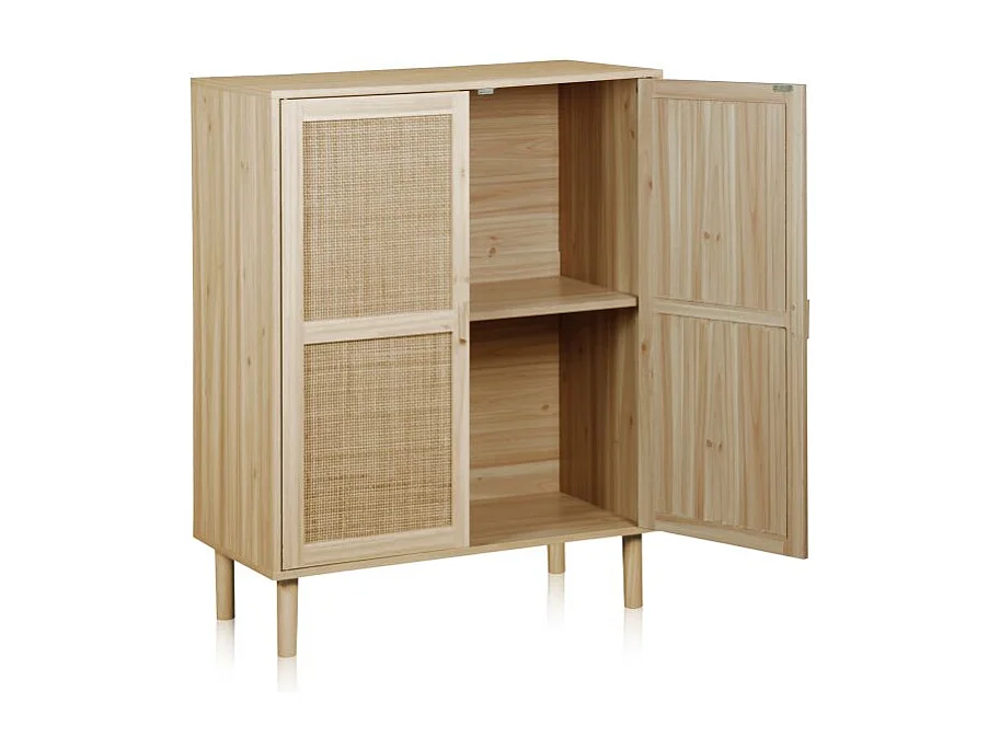 Armario bajo Made Pino - Rattan