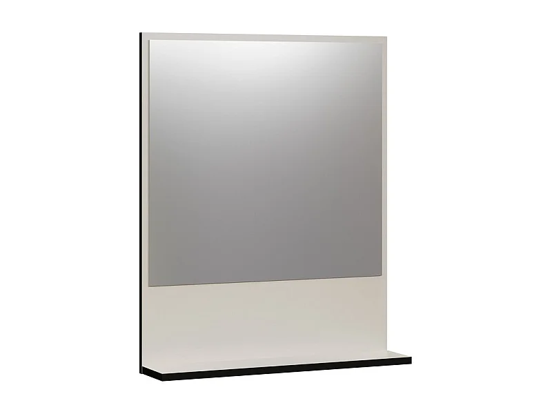 Miroir avec Étagère Pure, Gris, 60x74x14 cm, EPIKASA