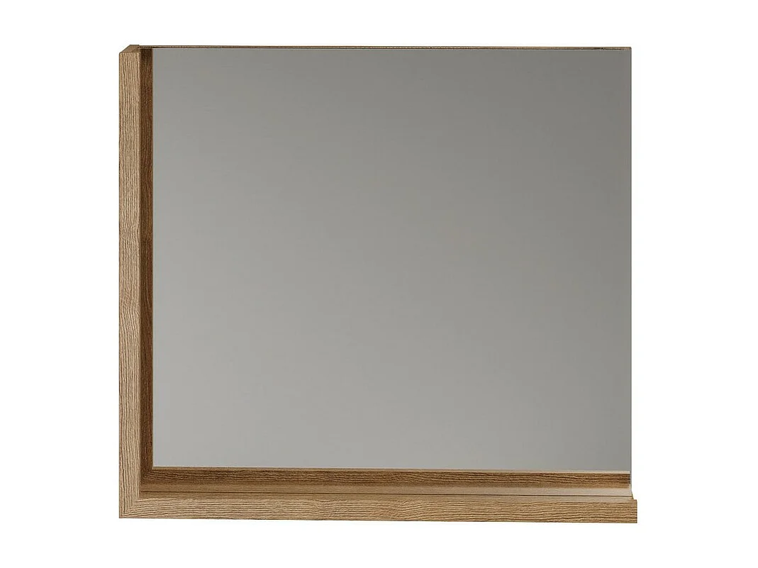 Miroir de Salle de Bain avec Étagère Synnax, Marron, 80x12x72 cm, Seven Design