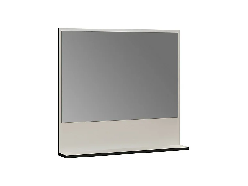 Miroir avec Étagère Pure, Gris, 80x74x14 cm, EPIKASA