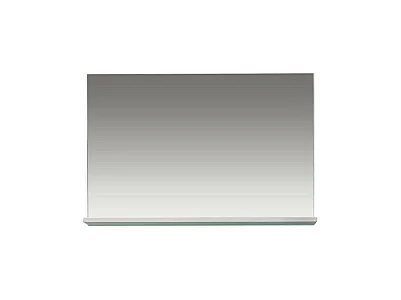 Miroir avec Étagère Amanda, Blanc, 91x60x14 cm, EPIKASA