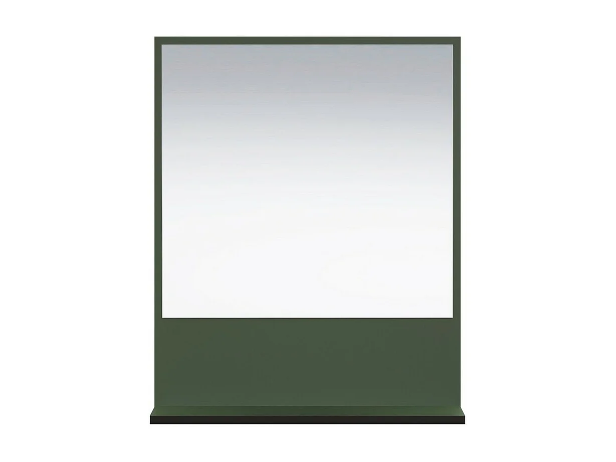 Spiegel met Plank Pure, Groen, 60x74x14 cm, EPIKASA