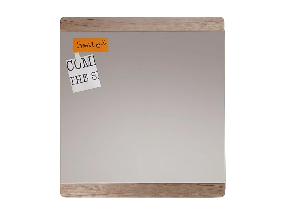 Miroir de Salle de Bain sans Cadre Malea, Marron, 65x4x70 cm, Seven Design