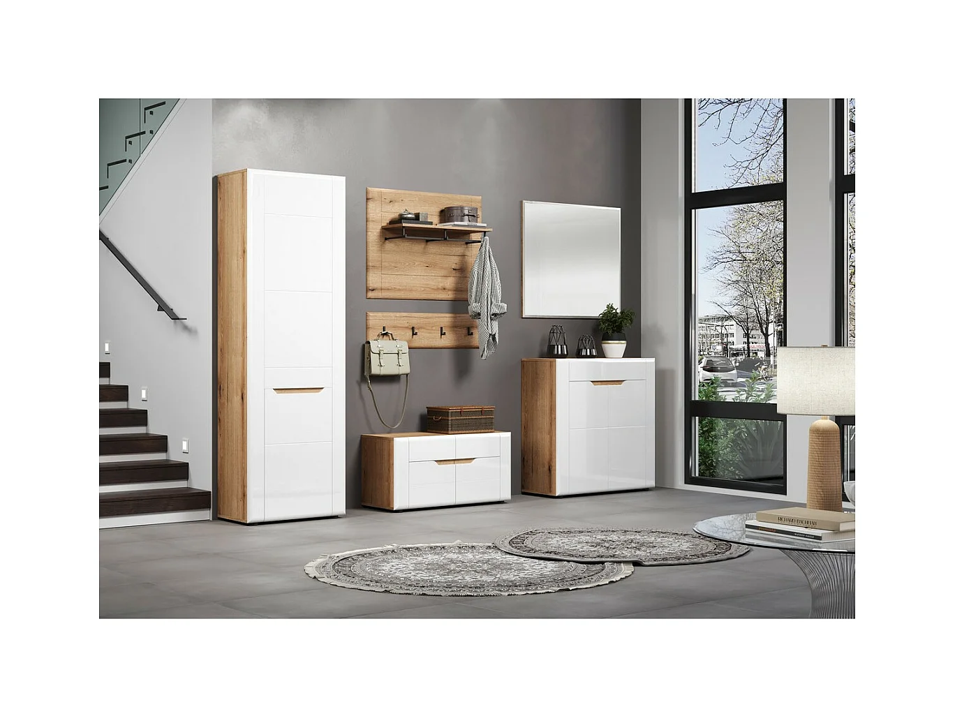Specchio senza Cornice Marlon, Marrone, 91x80x2 cm, EPIKASA
