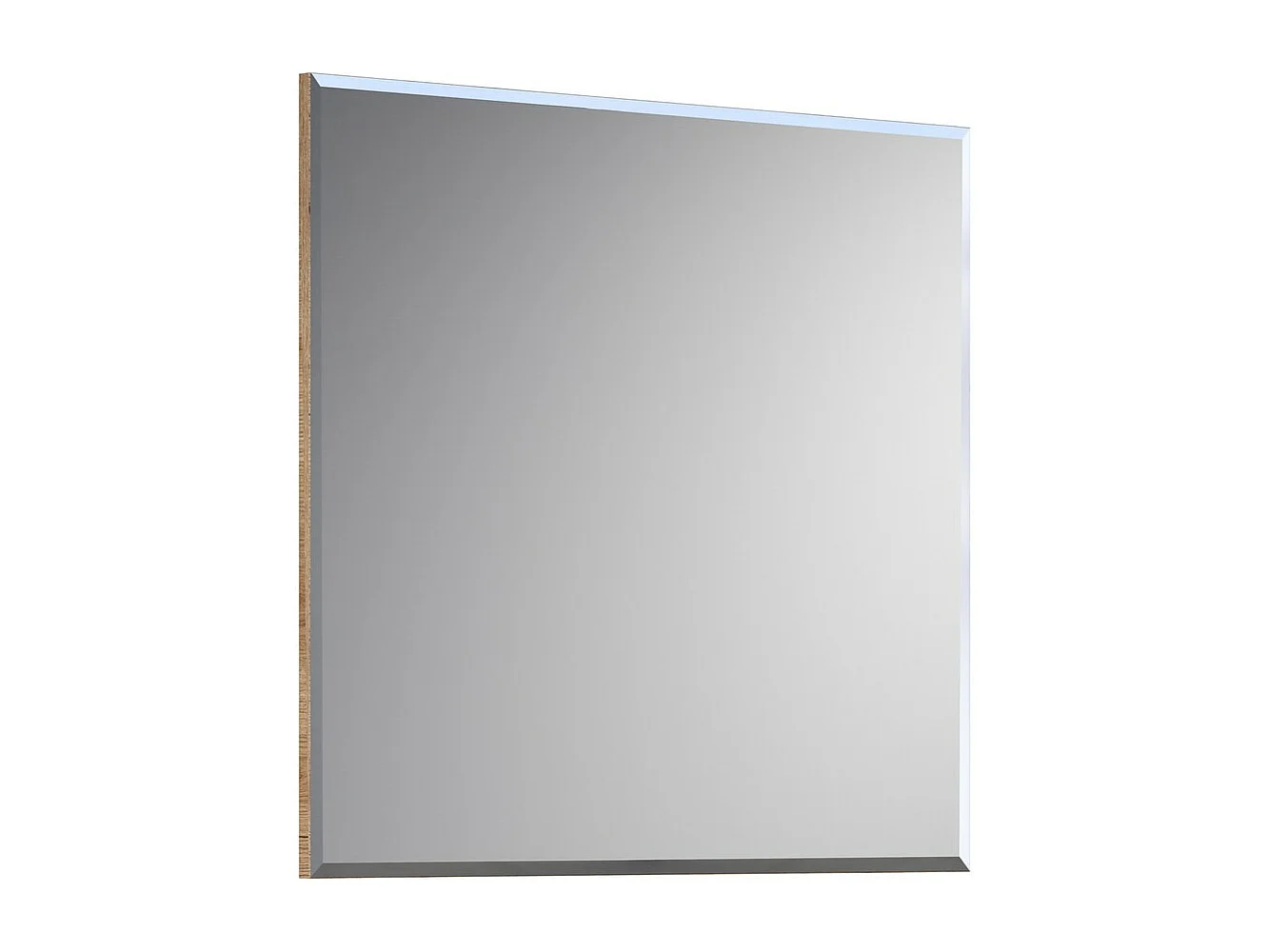 Badkamerspiegel zonder Lijst Marlon, Bruin, 91x2x80 cm, Seven Design