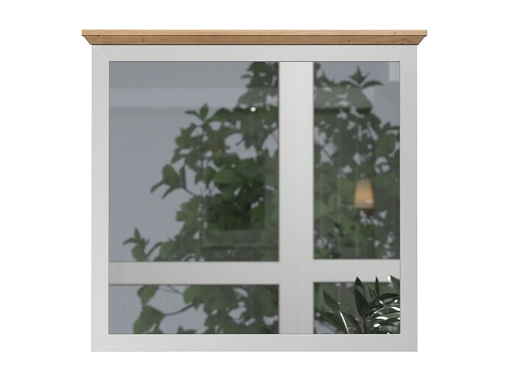 Miroir de Salle de Bain sans Cadre Landside, Blanc, 91x4x82 cm, Seven Design