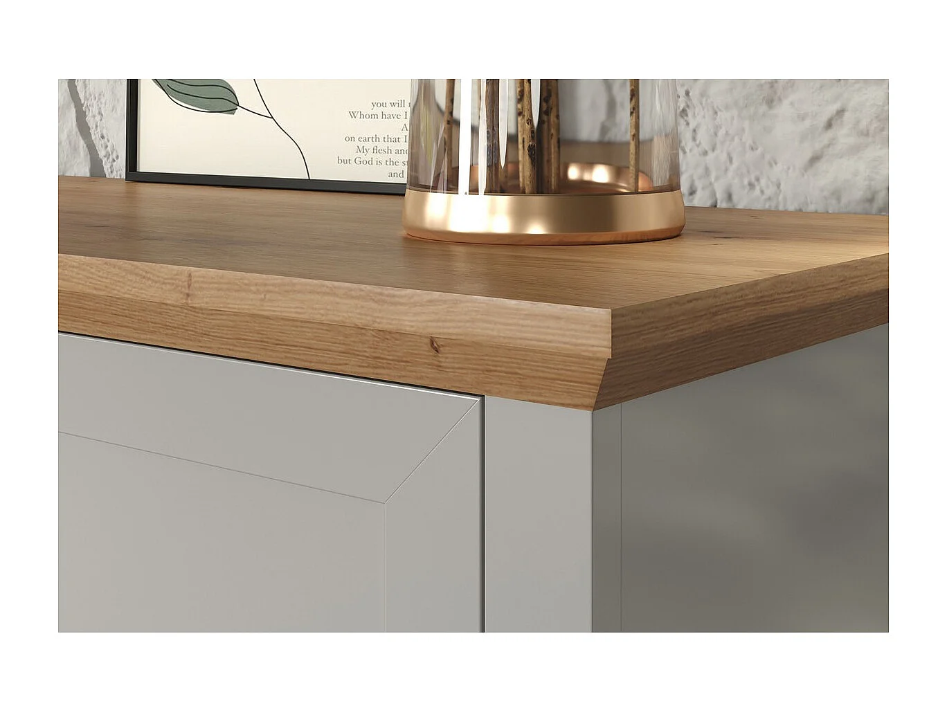 Miroir de Salle de Bain sans Cadre Landside, Blanc, 91x4x82 cm, Seven Design