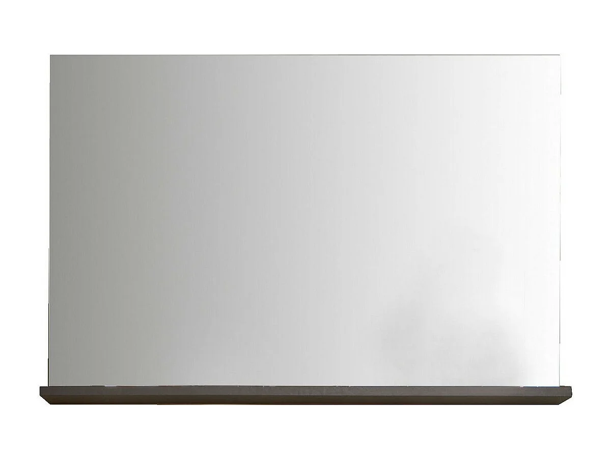Miroir de Salle de Bain avec Étagère Coast, Gris, 90x20x62 cm, Seven Design