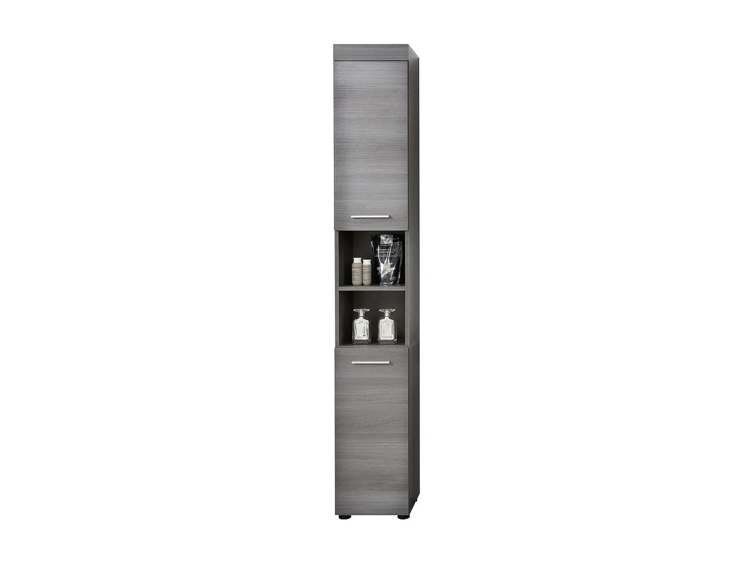 Mobile Bagno a Colonna Moon, Grigio, 30x190x31 cm, EPIKASA