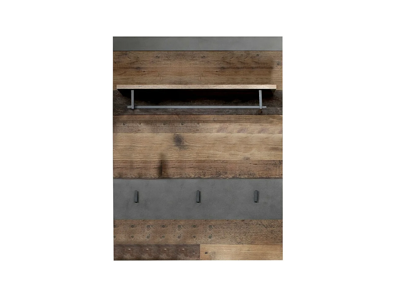 Meuble d'Entrée Indy, Marron, 80x106x29 cm, EPIKASA