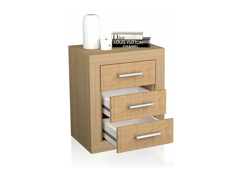 Mesita de noche Kira Tofe - Textil