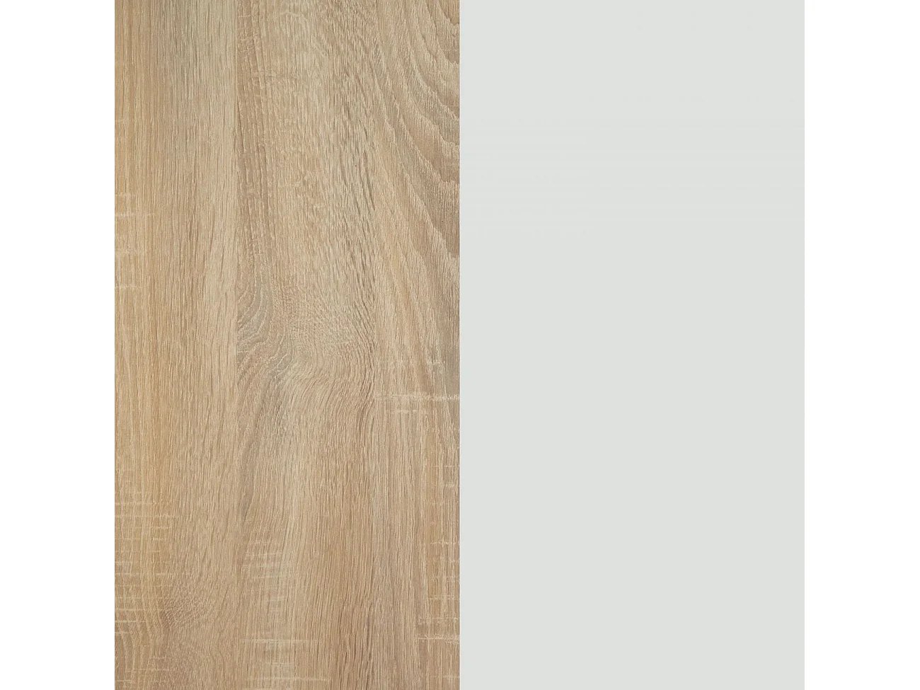 Mesita de noche Homely Pets Roble - Blanco